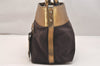 Authentic Chloe Vintage Shoulder Tote Bag Canvas Leather Brown 9234J