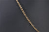 Authentic Christian Dior Gold Tone Rhinestone Chain Pendant Necklace CD 9235I