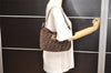 Authentic FENDI Zucca Shoulder Hand Bag Purse Velour Leather Brown 9235J