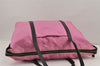 Authentic PRADA Vintage Nylon Tessuto Leather Shoulder Tote Bag Pink 9238J