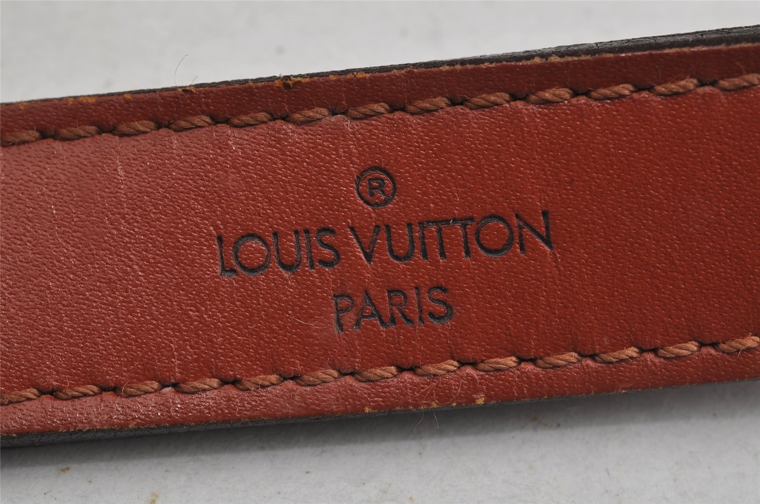 Authentic Louis Vuitton Epi Noe Shoulder Drawstring Bag Brown M44028 LV 9239J