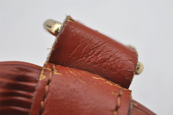 Authentic Louis Vuitton Epi Noe Shoulder Drawstring Bag Brown M44028 LV 9239J