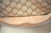 Authentic GUCCI Web Sherry Line Shoulder Bag GG PVC Leather Brown Junk 9241I