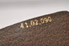 Authentic GUCCI Web Sherry Line Shoulder Bag GG PVC Leather Brown Junk 9241I