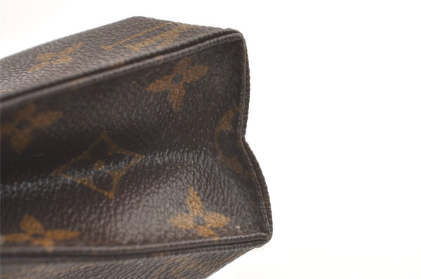 Auth Louis Vuitton Monogram Poche Toilette 19 M47544 Cosmetics Pouch Junk 9241J