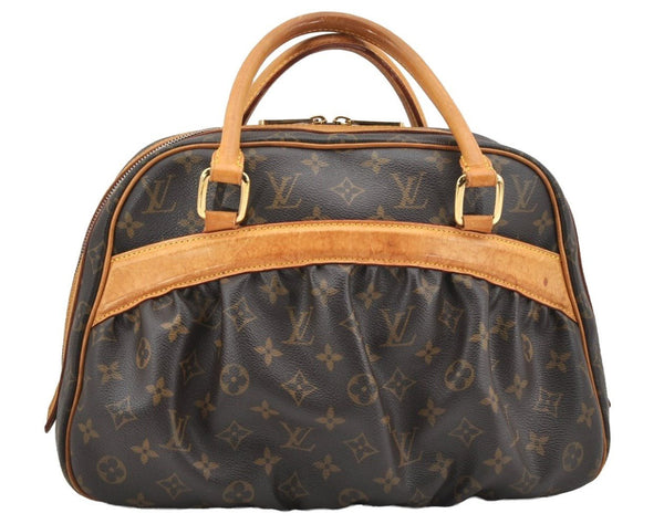 Authentic Louis Vuitton Monogram Mizi Hand Bag Purse M40058 LV 9245I