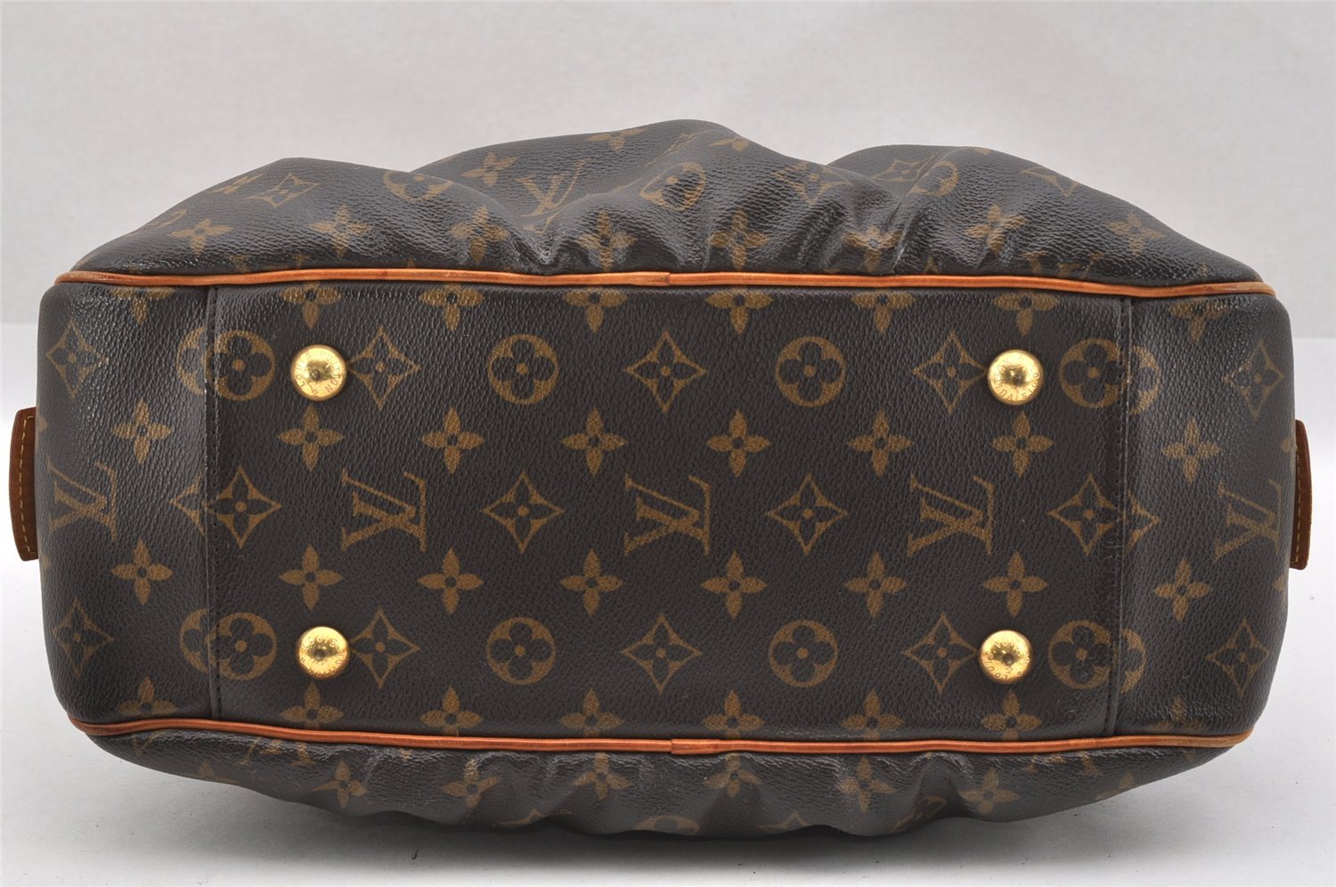 Authentic Louis Vuitton Monogram Mizi Hand Bag Purse M40058 LV 9245I