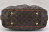 Authentic Louis Vuitton Monogram Mizi Hand Bag Purse M40058 LV 9245I