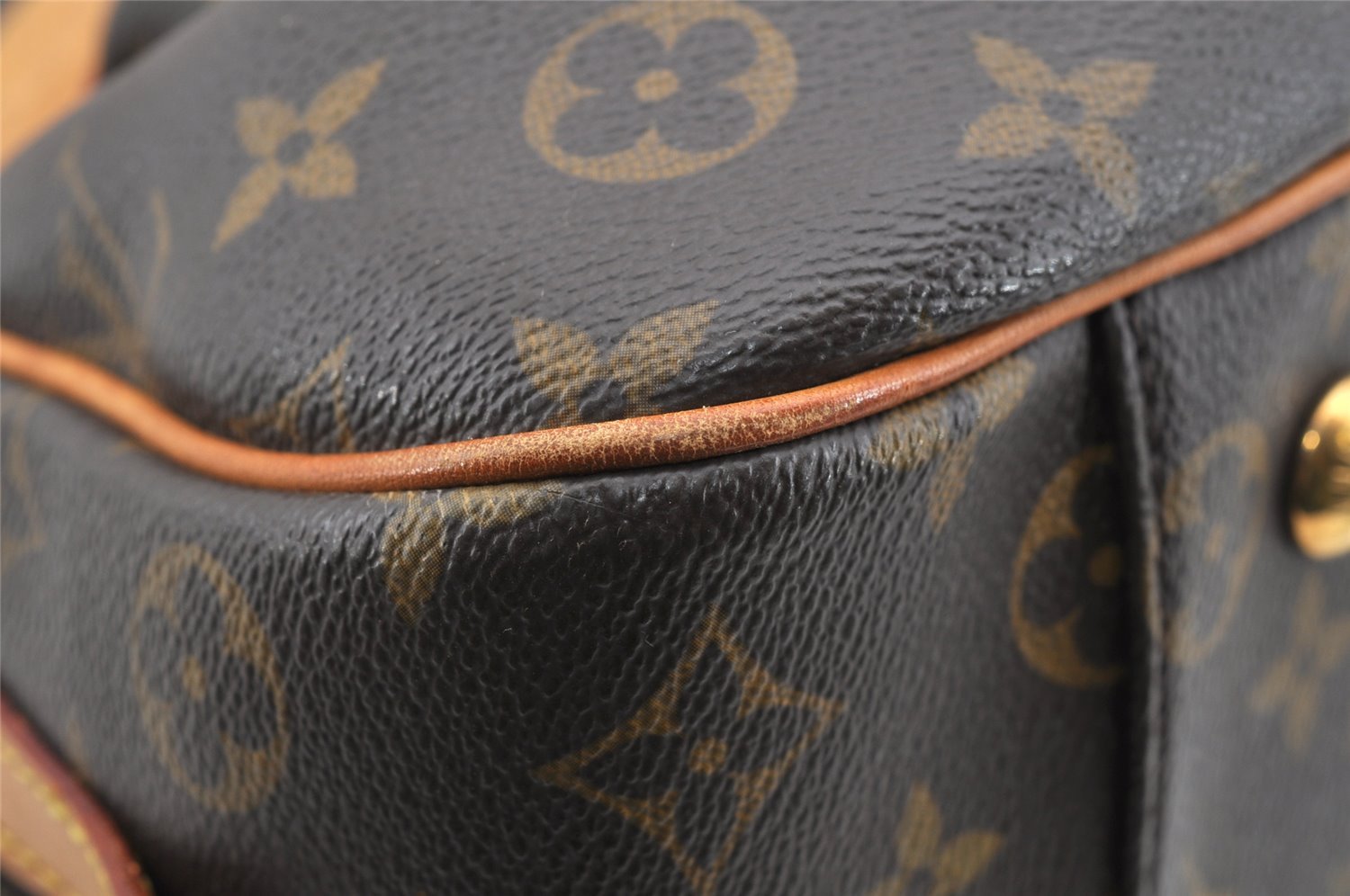 Authentic Louis Vuitton Monogram Mizi Hand Bag Purse M40058 LV 9245I