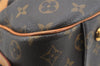Authentic Louis Vuitton Monogram Mizi Hand Bag Purse M40058 LV 9245I