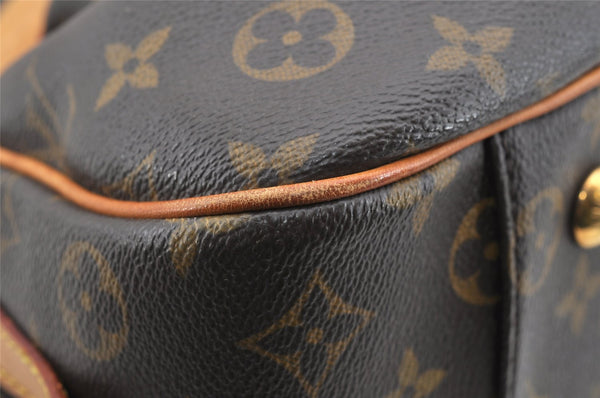 Authentic Louis Vuitton Monogram Mizi Hand Bag Purse M40058 LV 9245I