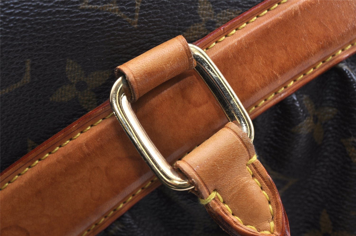 Authentic Louis Vuitton Monogram Mizi Hand Bag Purse M40058 LV 9245I