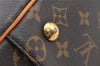Authentic Louis Vuitton Monogram Mizi Hand Bag Purse M40058 LV 9245I