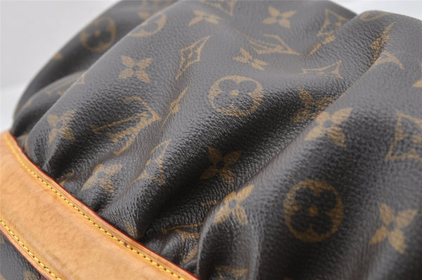 Authentic Louis Vuitton Monogram Mizi Hand Bag Purse M40058 LV 9245I