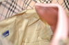 Authentic BURBERRY BLUE LABEL Vintage Check Hand Bag Nylon Leather Pink 9245J