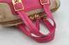 Authentic FENDI Chameleon 2Way Shoulder Hand Bag Canvas Leather Beige Pink 9246J