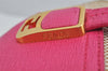 Authentic FENDI Chameleon 2Way Shoulder Hand Bag Canvas Leather Beige Pink 9246J