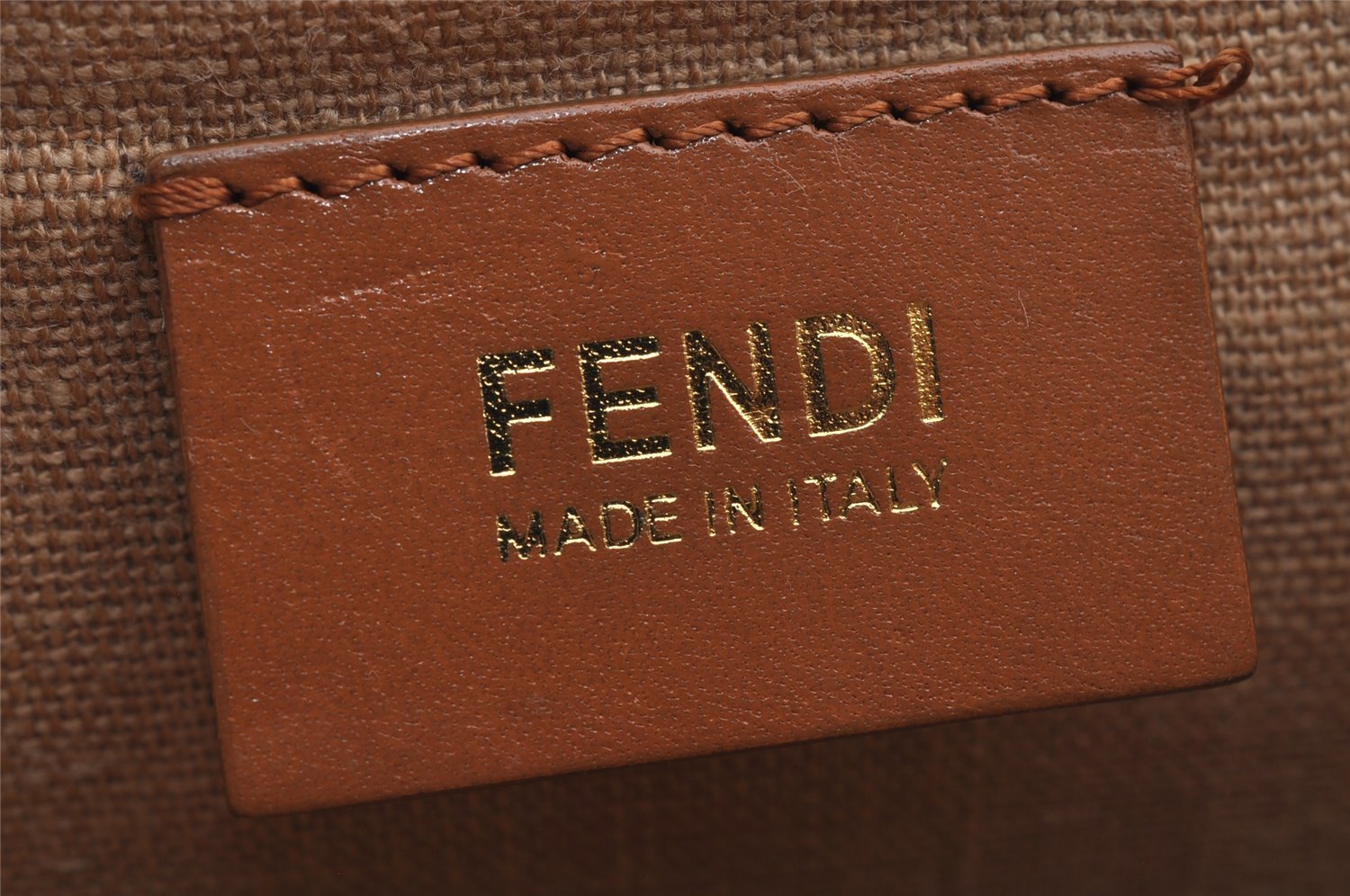 Authentic FENDI Chameleon 2Way Shoulder Hand Bag Canvas Leather Beige Pink 9246J