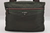 Authentic PRADA Vintage Nylon Tessuto Shoulder Tote Bag Green 9251I
