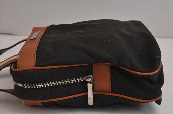 Authentic GUCCI 2Way Shoulder Hand Bag Purse Canvas Leather 0190535 Brown 9253J