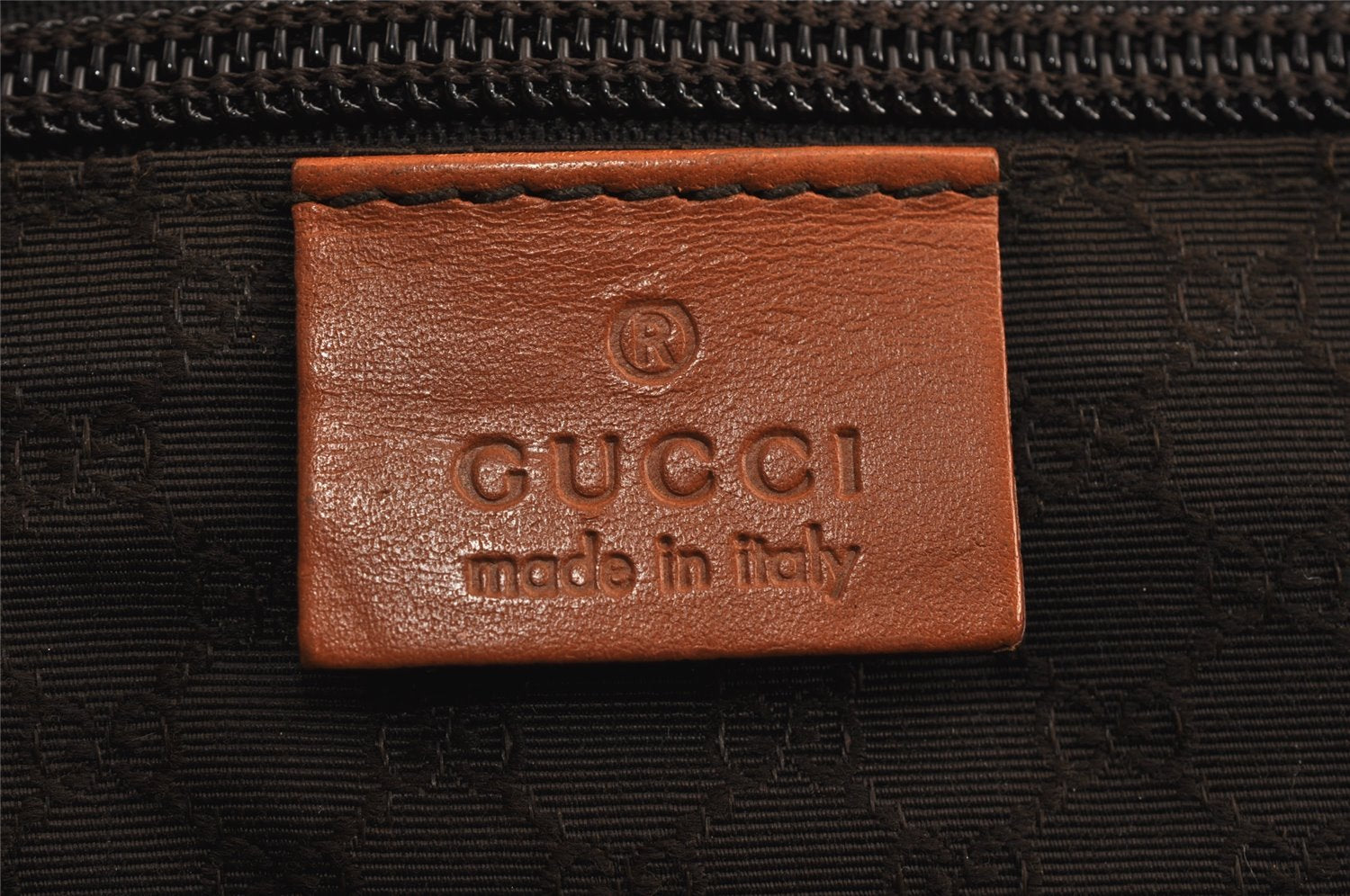 Authentic GUCCI 2Way Shoulder Hand Bag Purse Canvas Leather 0190535 Brown 9253J