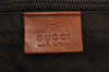 Authentic GUCCI 2Way Shoulder Hand Bag Purse Canvas Leather 0190535 Brown 9253J