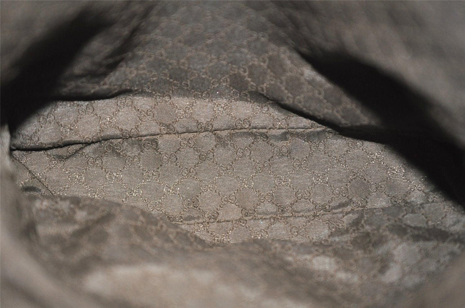 Authentic GUCCI 2Way Shoulder Hand Bag Purse Canvas Leather 0190535 Brown 9253J