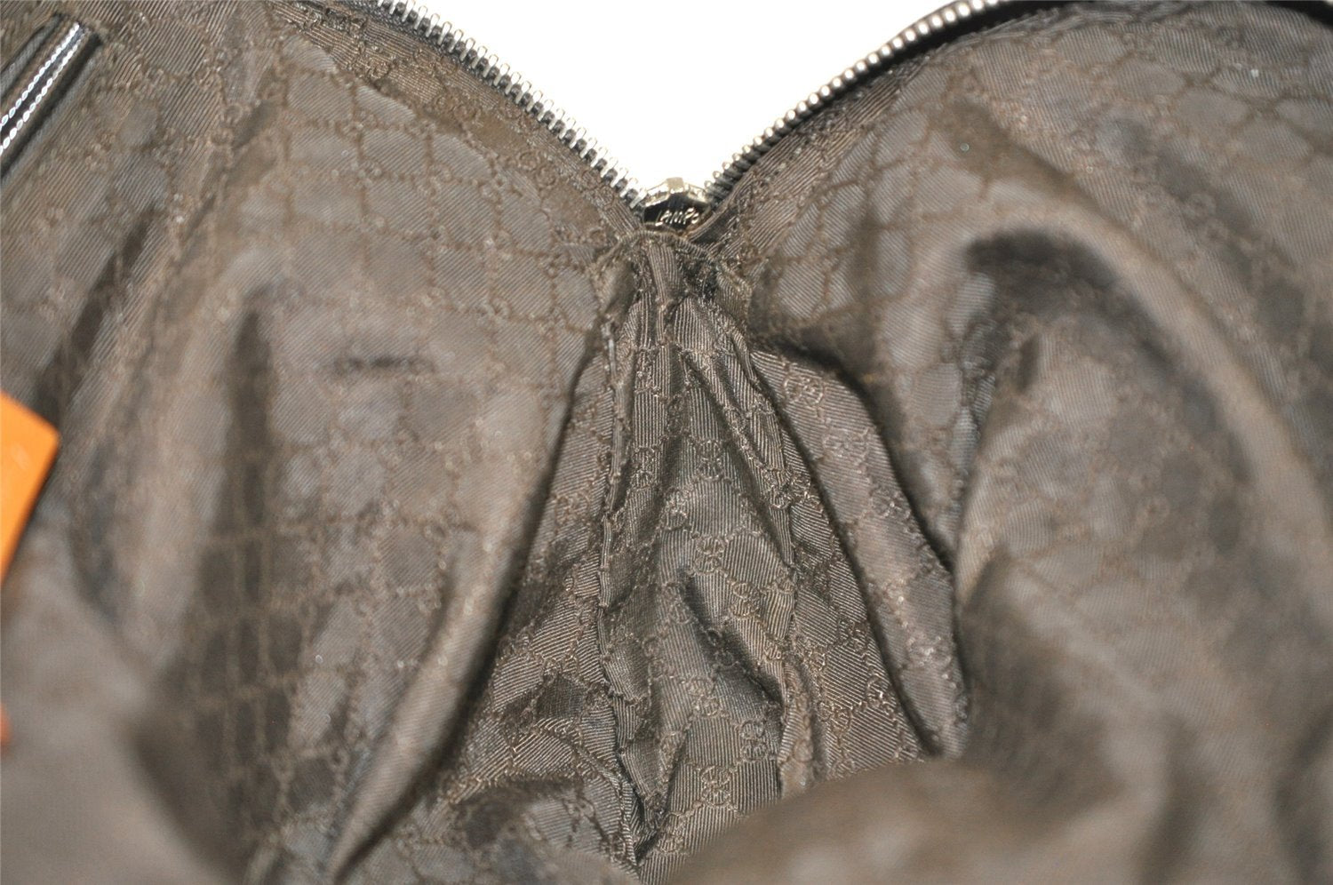 Authentic GUCCI 2Way Shoulder Hand Bag Purse Canvas Leather 0190535 Brown 9253J