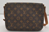 Authentic Louis Vuitton Monogram Musette Tango Shoulder Bag M51257 LV 9255I