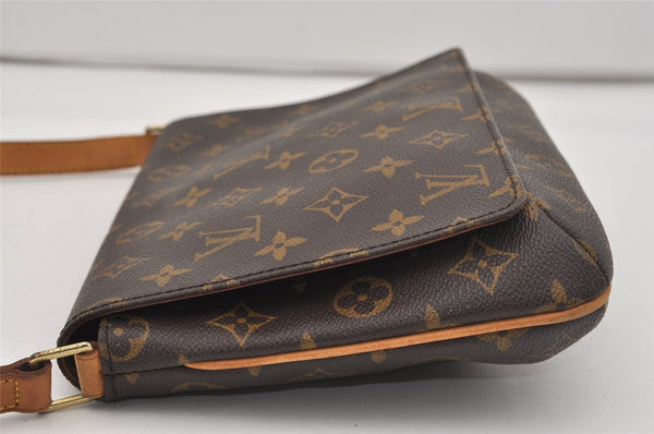 Authentic Louis Vuitton Monogram Musette Tango Shoulder Bag M51257 LV 9255I