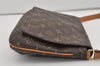 Authentic Louis Vuitton Monogram Musette Tango Shoulder Bag M51257 LV 9255I