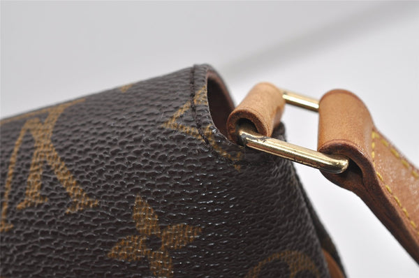 Authentic Louis Vuitton Monogram Musette Tango Shoulder Bag M51257 LV 9255I