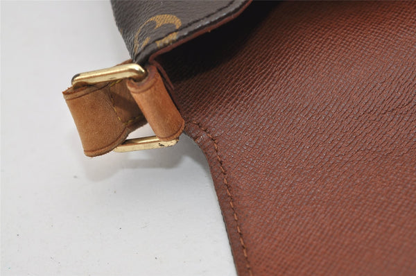 Authentic Louis Vuitton Monogram Musette Tango Shoulder Bag M51257 LV 9255I