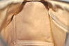 Authentic GUCCI Web Sherry Line Hand Boston Bag GG PVC Leather Brown 9256I