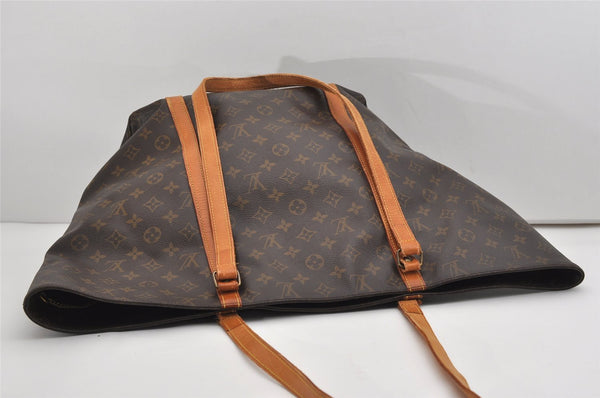 Authentic Louis Vuitton Monogram Sac Shopping GM Tote Bag M51110 LV 9258I