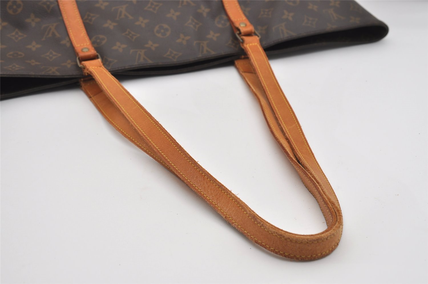 Authentic Louis Vuitton Monogram Sac Shopping GM Tote Bag M51110 LV 9258I