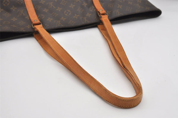 Authentic Louis Vuitton Monogram Sac Shopping GM Tote Bag M51110 LV 9258I