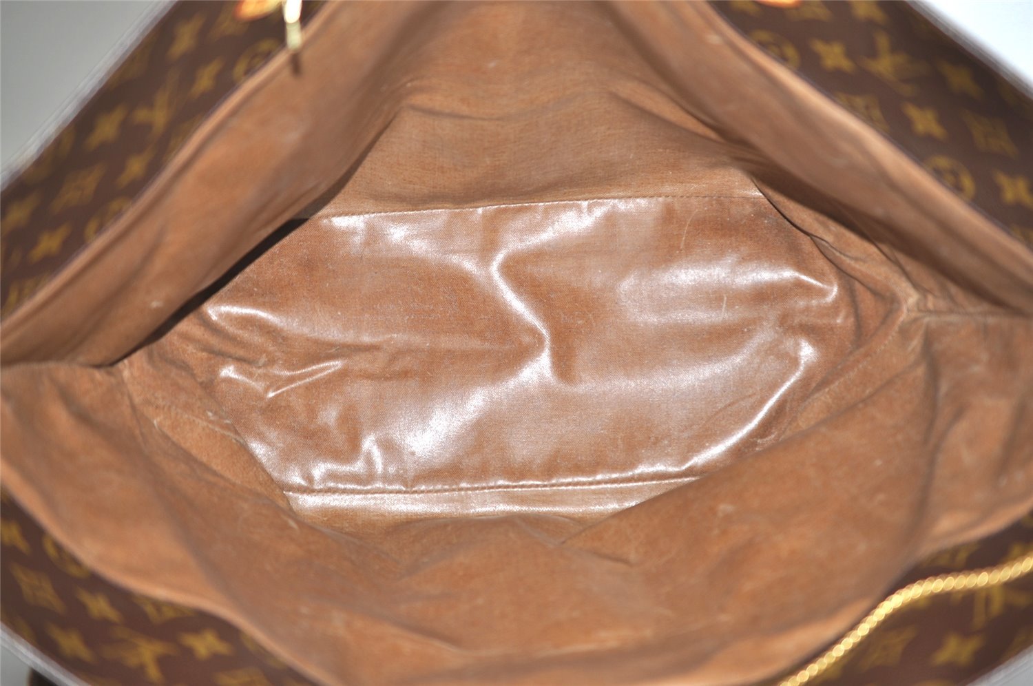 Authentic Louis Vuitton Monogram Sac Shopping GM Tote Bag M51110 LV 9258I