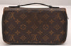 Authentic Louis Vuitton Monogram Macassar Zippy XL Wallet Purse M61506 LV 9258J