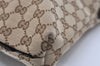 Auth GUCCI Web Sherry Line Shoulder Bag GG Canvas Leather 388926 Brown 9260I