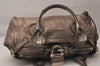 Authentic Chloe Vintage Paddington Leather Shoulder Hand Bag Gold 9260J