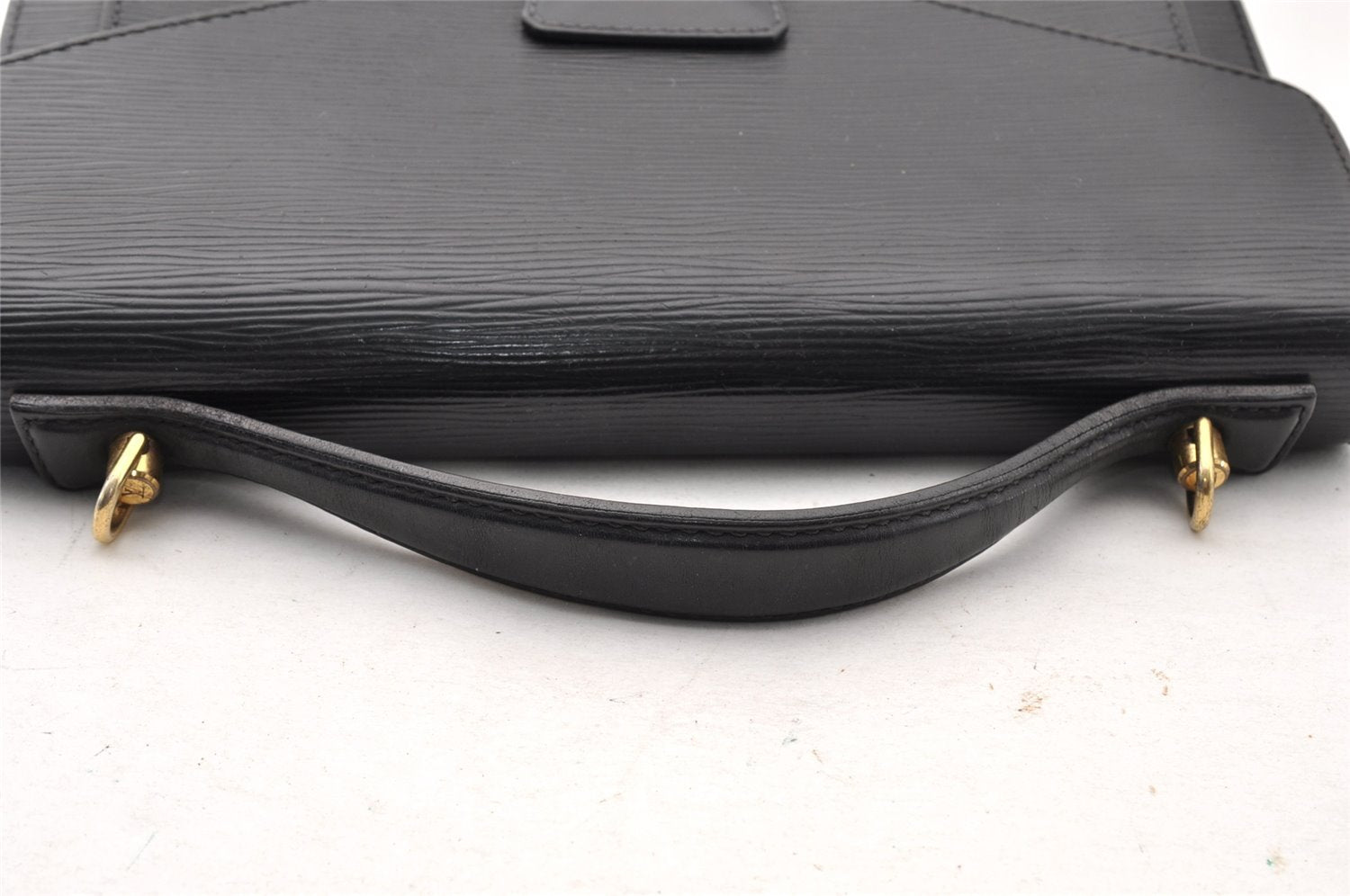 Authentic Louis Vuitton Epi Monceau 2Way Shoulder Hand Bag Black M52122 LV 9262I