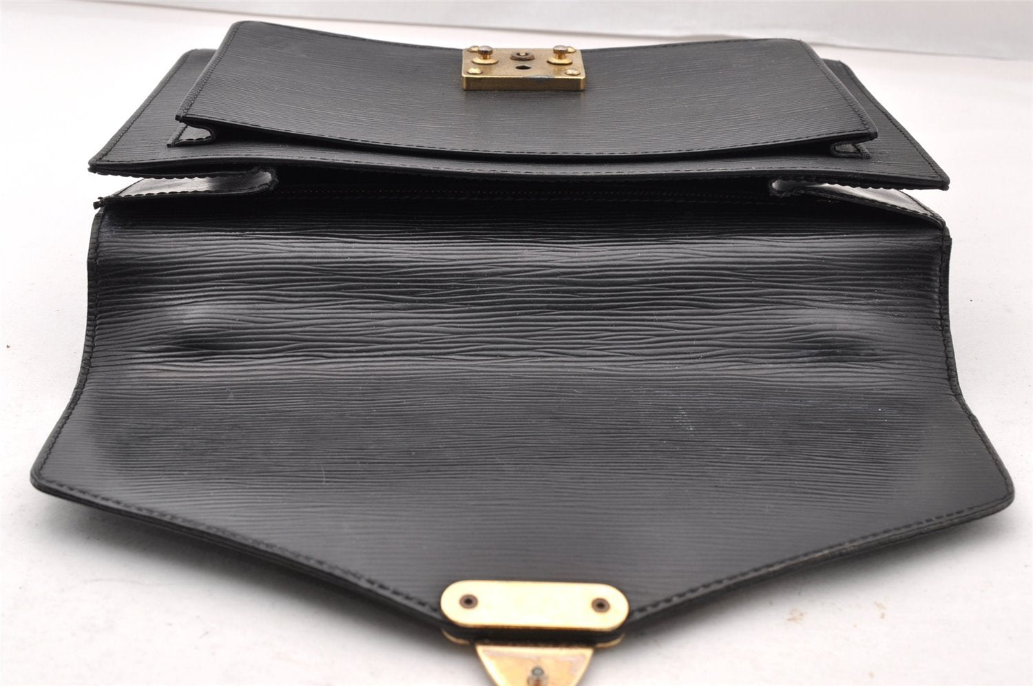 Authentic Louis Vuitton Epi Monceau 2Way Shoulder Hand Bag Black M52122 LV 9262I