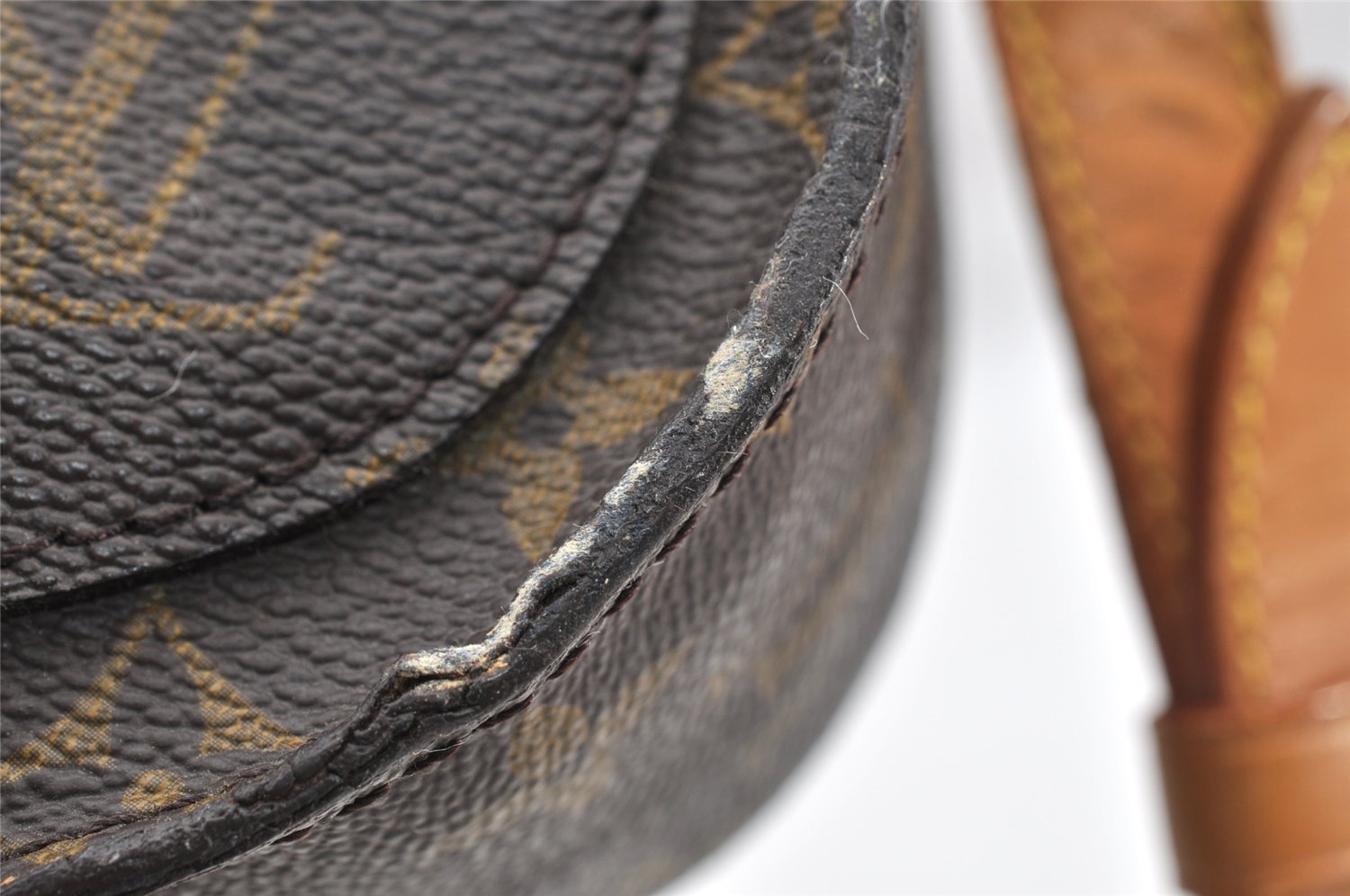 Authentic Louis Vuitton Monogram Saint Cloud GM M51242 Shoulder Cross Bag 9263I