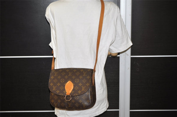 Authentic Louis Vuitton Monogram Saint Cloud GM M51242 Shoulder Cross Bag 9263I