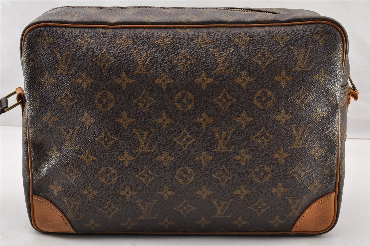 Authentic Louis Vuitton Monogram Nile 34 Shoulder Cross Bag M45242 Junk 9265I