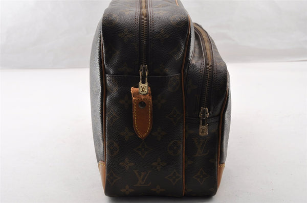 Authentic Louis Vuitton Monogram Nile 34 Shoulder Cross Bag M45242 Junk 9265I