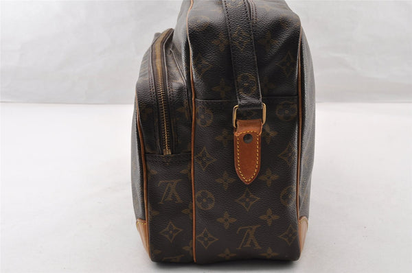 Authentic Louis Vuitton Monogram Nile 34 Shoulder Cross Bag M45242 Junk 9265I