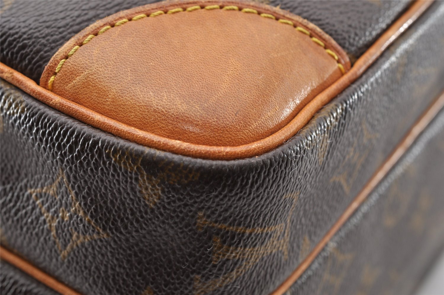 Authentic Louis Vuitton Monogram Nile 34 Shoulder Cross Bag M45242 Junk 9265I