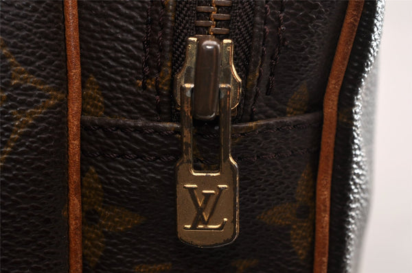 Authentic Louis Vuitton Monogram Nile 34 Shoulder Cross Bag M45242 Junk 9265I